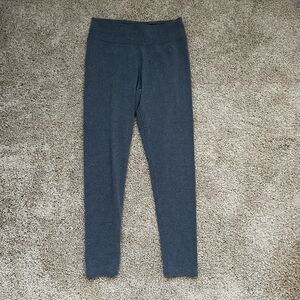 Womens Aerie Chill Play Move‎ Heather Grey Leggings M Yoga workout athleisure